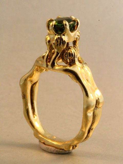 Crowning Lovers Ring with Tourmaline