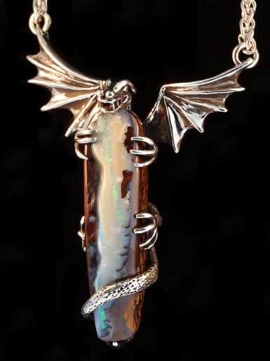 Scepter Icicle Dragon - Sterling Silver - SOLD