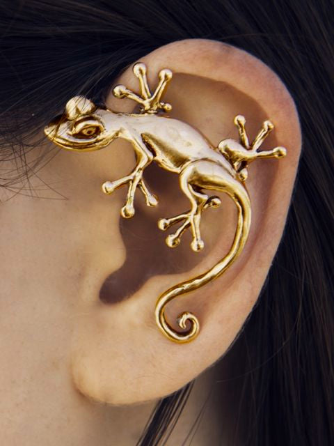 Good Luck Gecko Ear Wrap - Bronze
