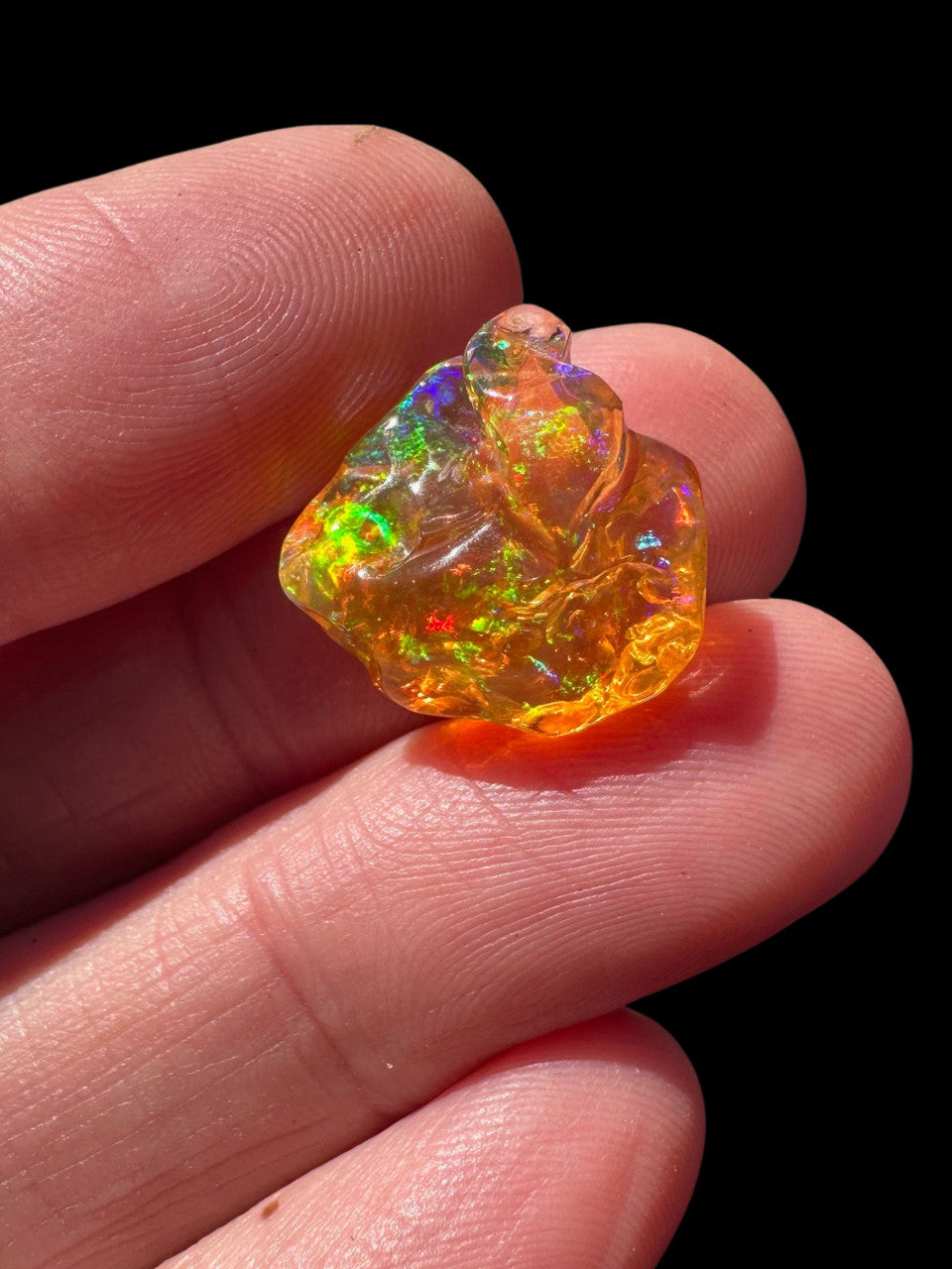 Cyclone - Mexican Fire Opal - 8 Carats