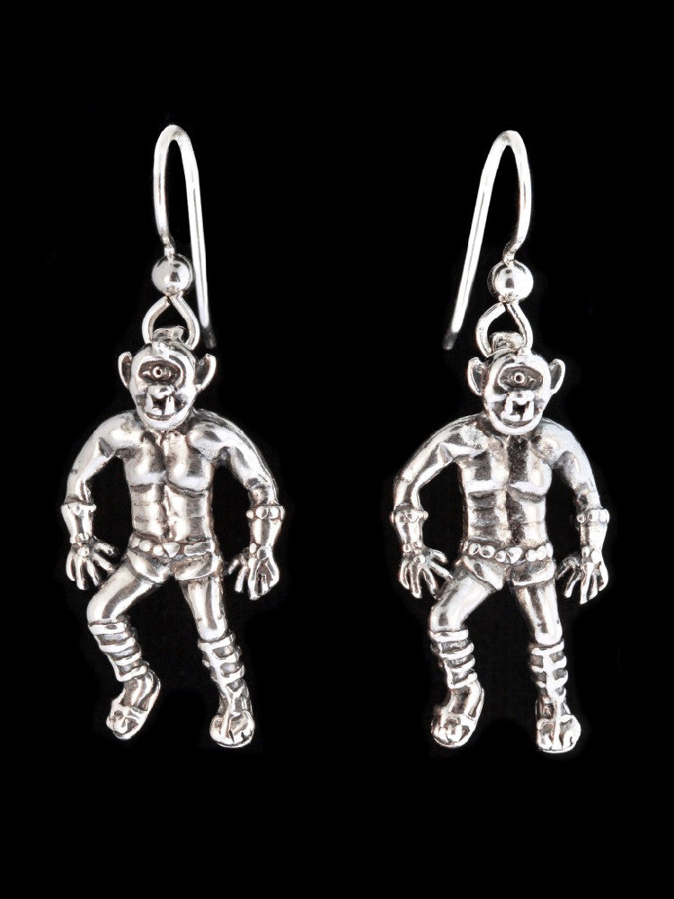 Sterling Silver Cyclops Earrings