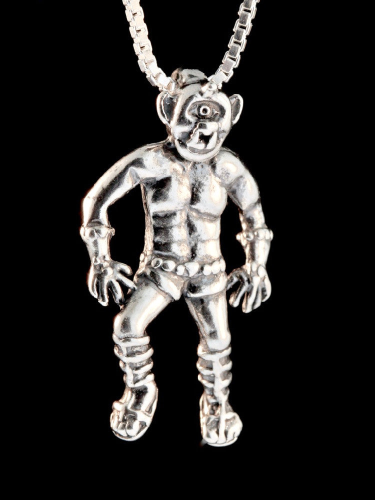 Cyclops Charm in Silver
