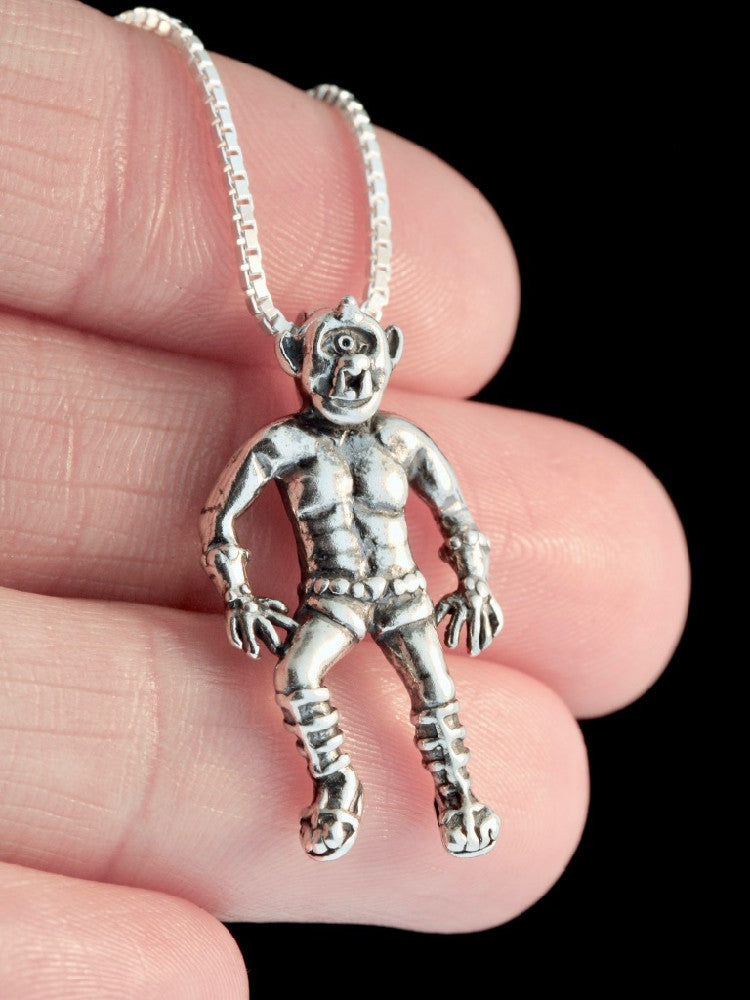 Cyclops Charm in Silver
