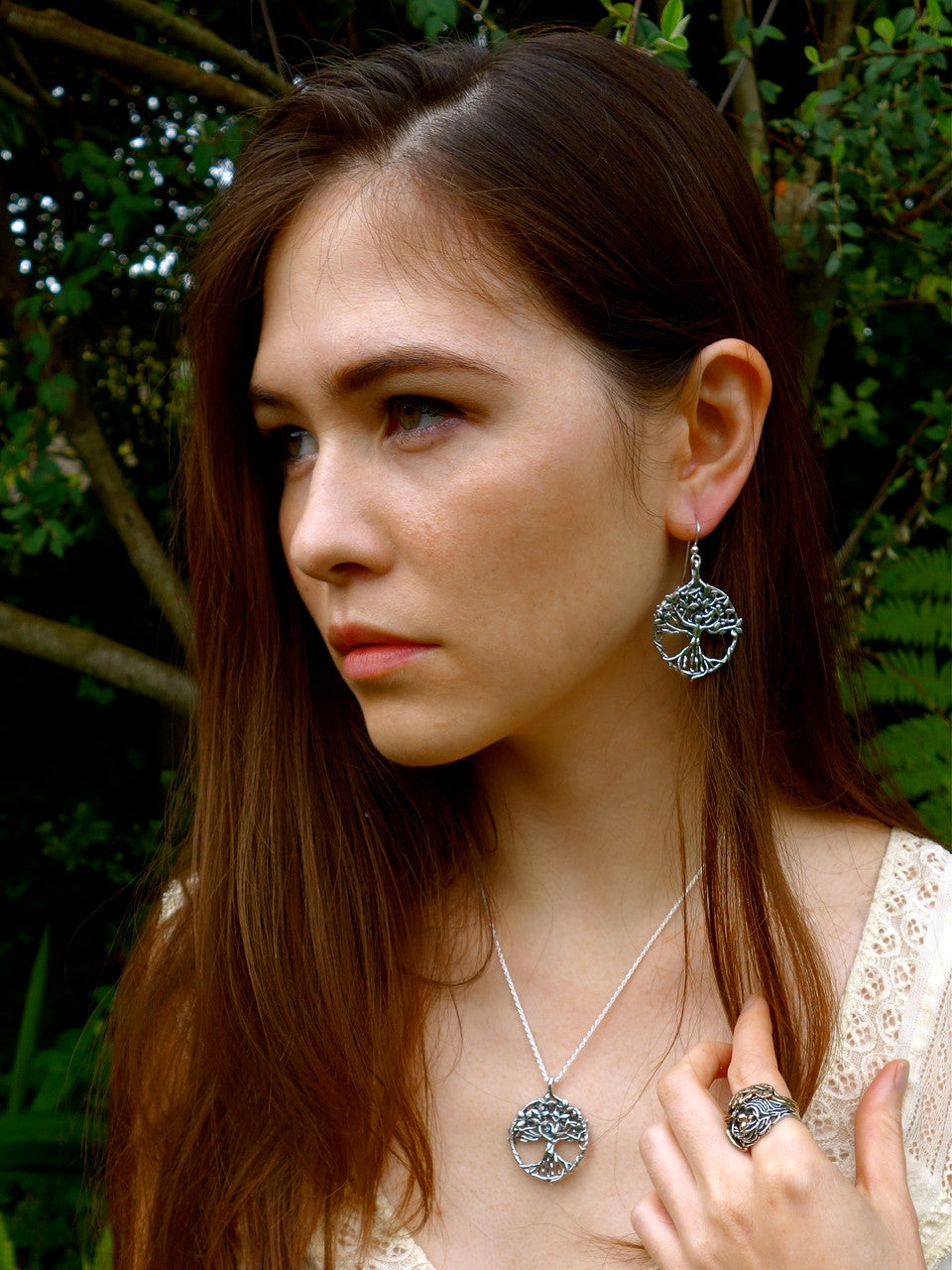 Pictured wearing the Silver version