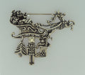 Santa and Reindeer Charm Pin -2