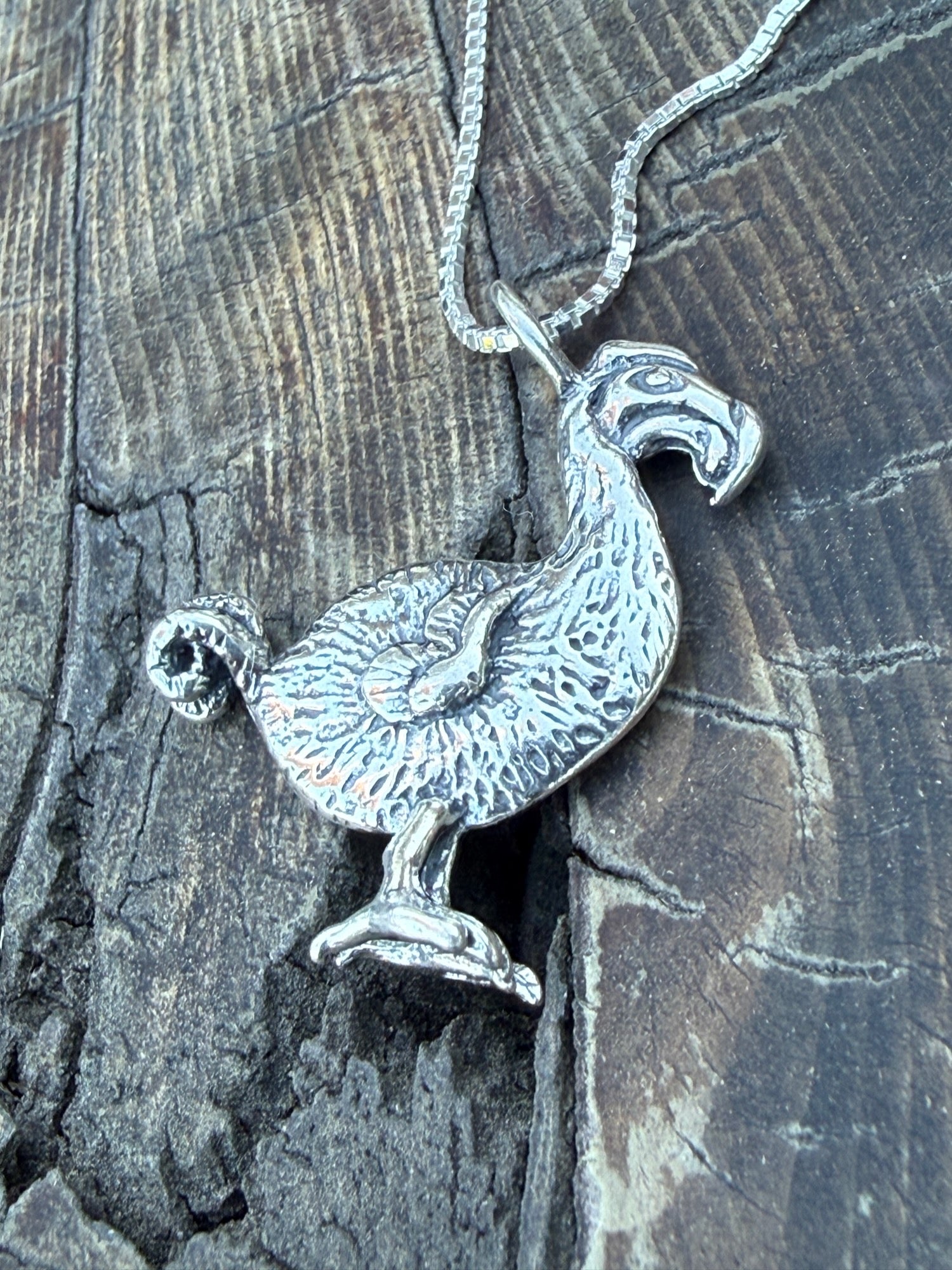 Dodo Bird Charm - Sterling Silver