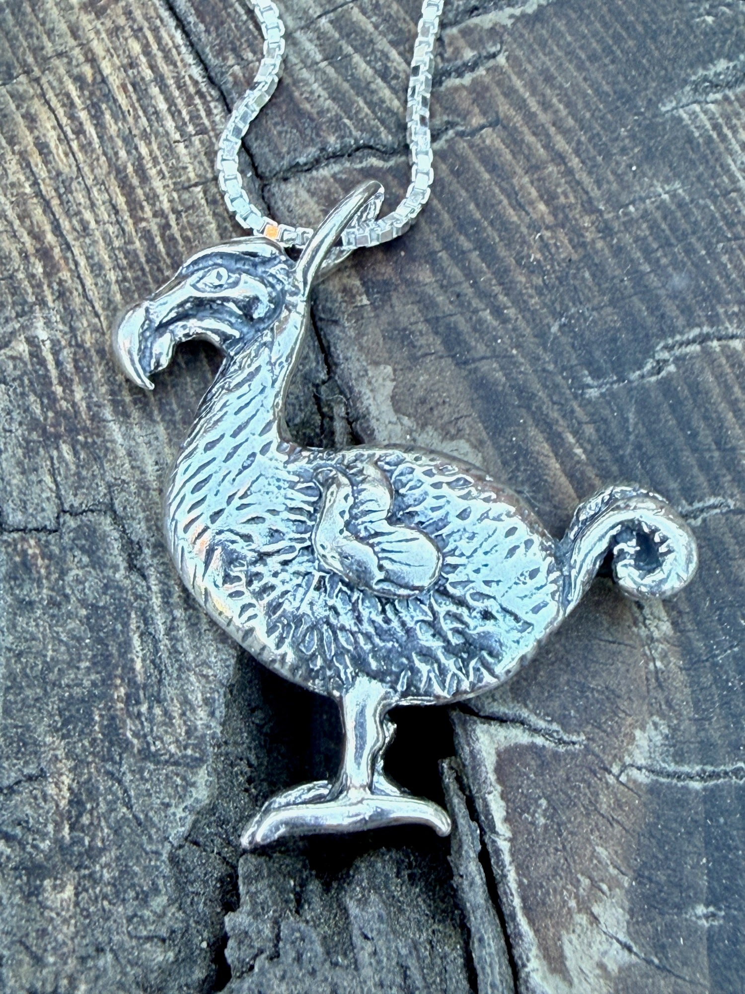 Dodo Bird Charm - Sterling Silver