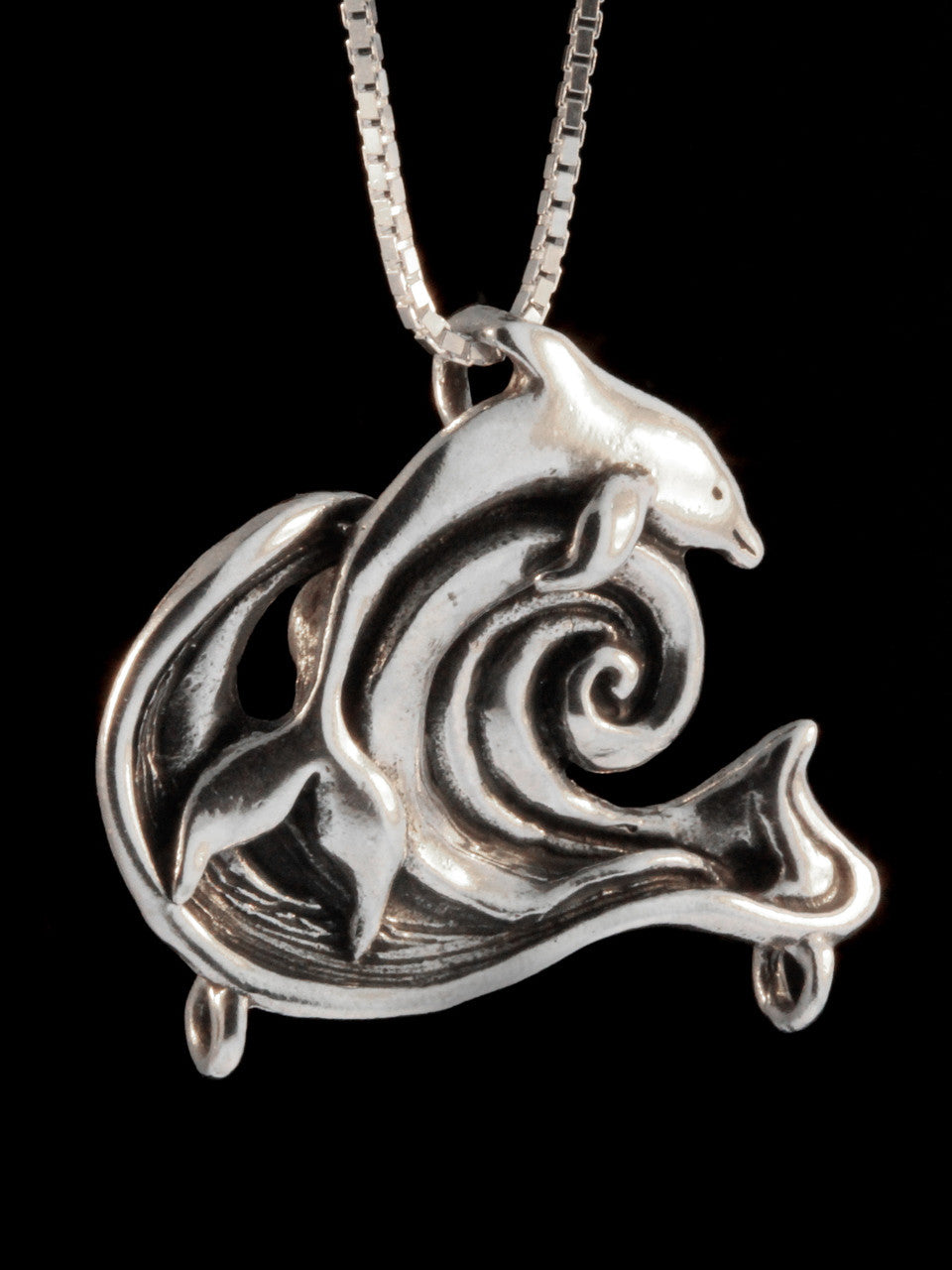 Dolphin Wave Pendant