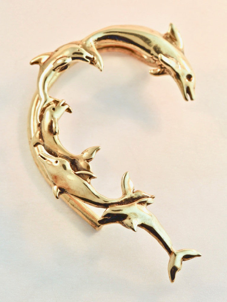 Dolphin Ear Wrap - 14K Gold