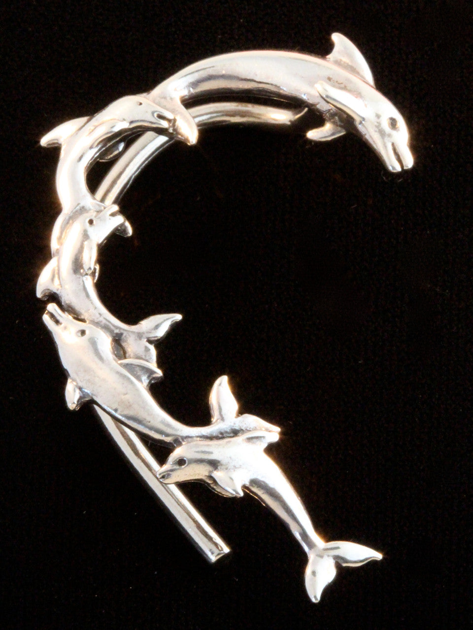 Dolphin Ear Wrap - Silver