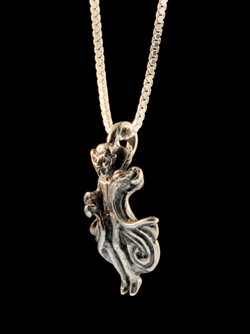 Dracula Vampire Charm - Silver