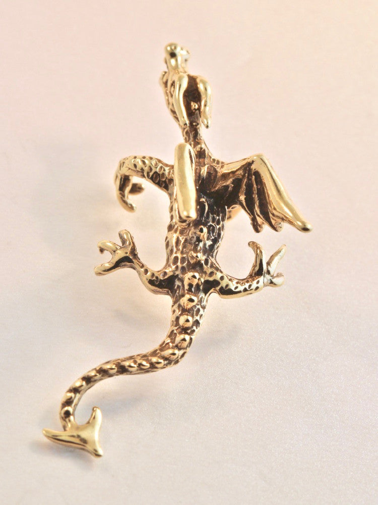 Dragon Ear Climber Cuff - 14K Gold
