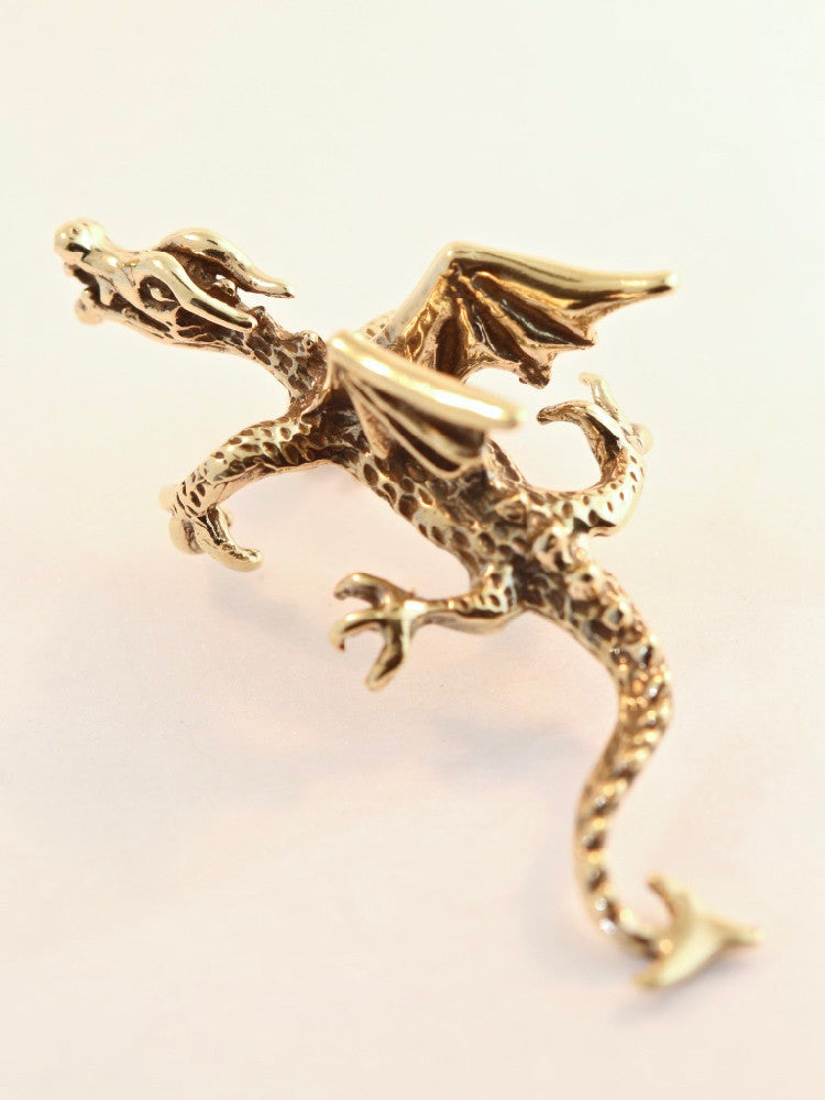 Dragon Ear Climber Cuff - 14K Gold