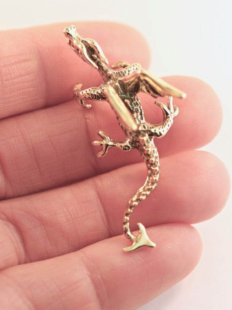 Dragon Ear Climber Cuff - 14K Gold