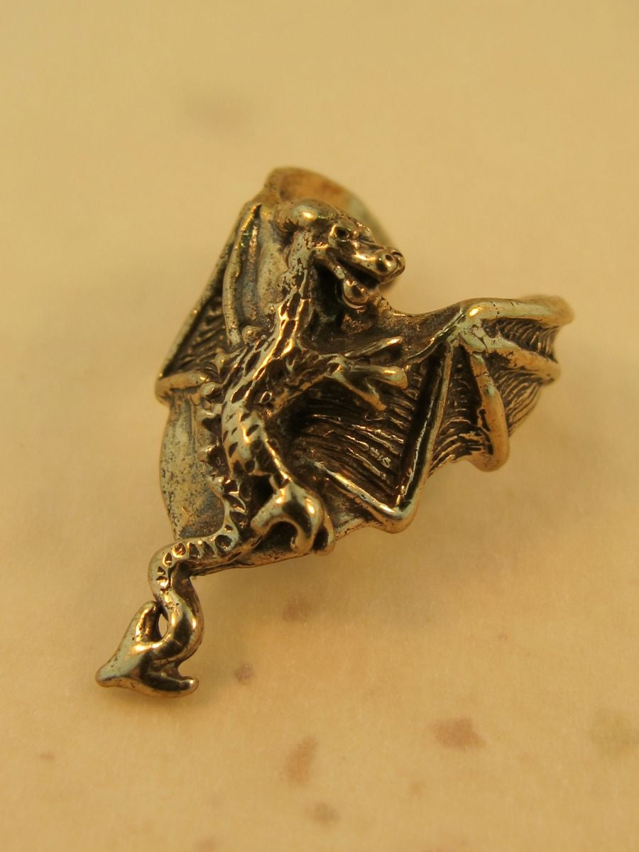 Dragon Ear Chevron Cuff in Bronze