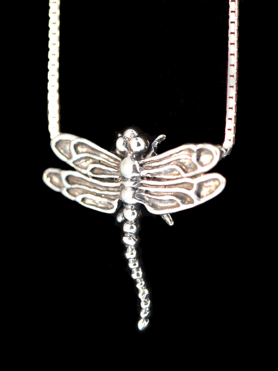Dragonfly Pendant in Silver
