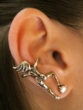 Ear Woman Ear Cuff - Bronze