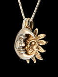 Eclipse Pendant - Bronze and Silver