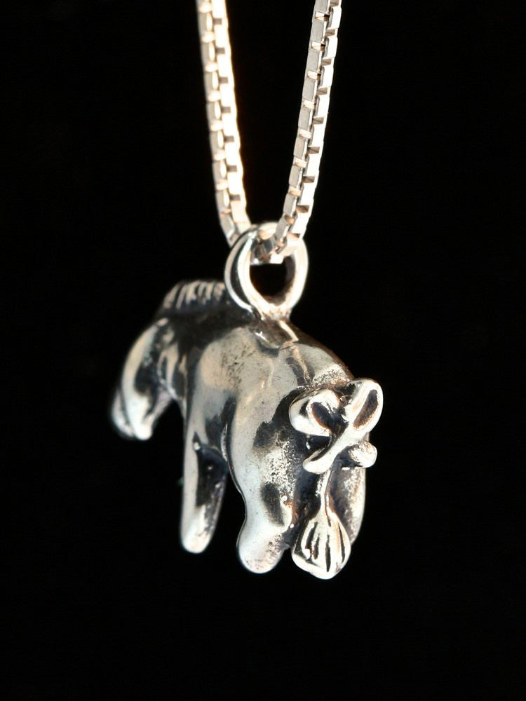 Classic Eeyore Charm from Winnie the Pooh - Silver