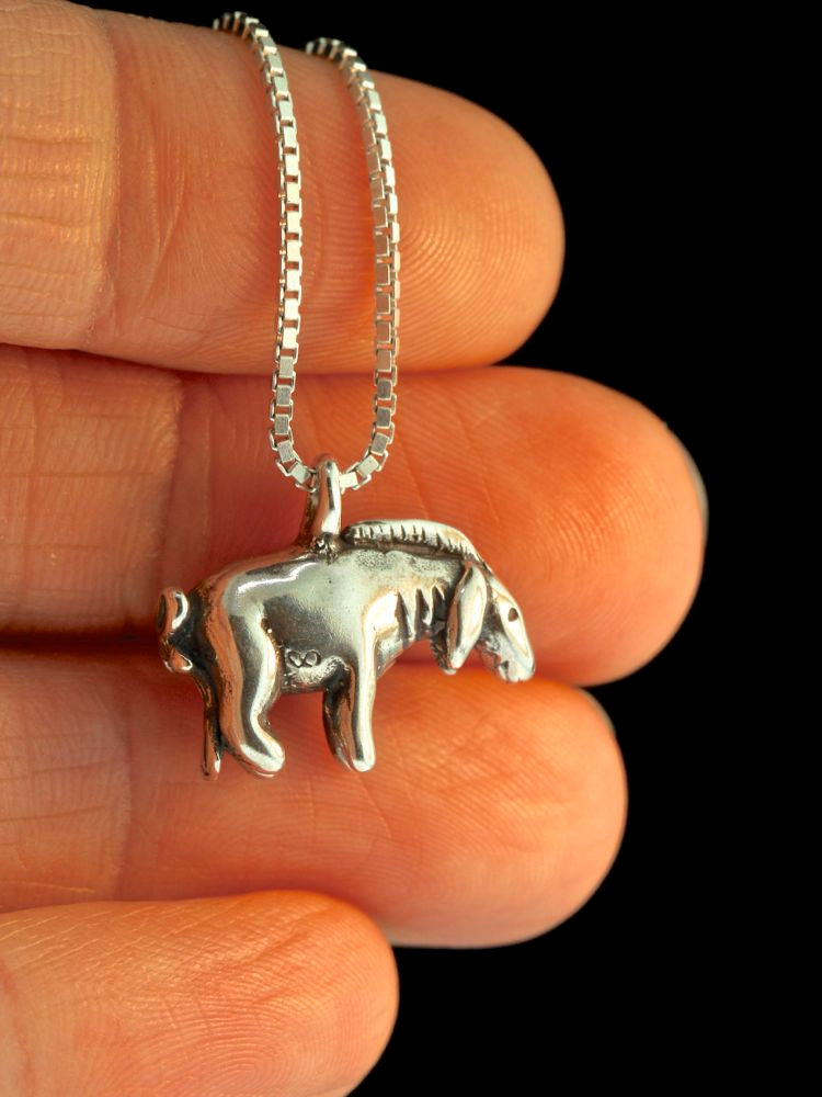 Classic Eeyore Charm from Winnie the Pooh - Silver