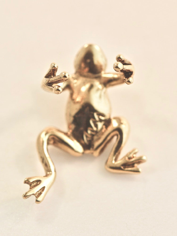 Enchanted Frog Ear Climber Cuff - 14K Gold