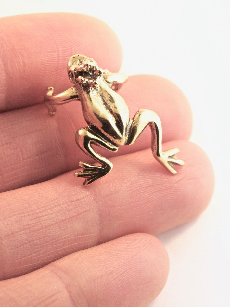 Enchanted Frog Ear Climber Cuff - 14K Gold