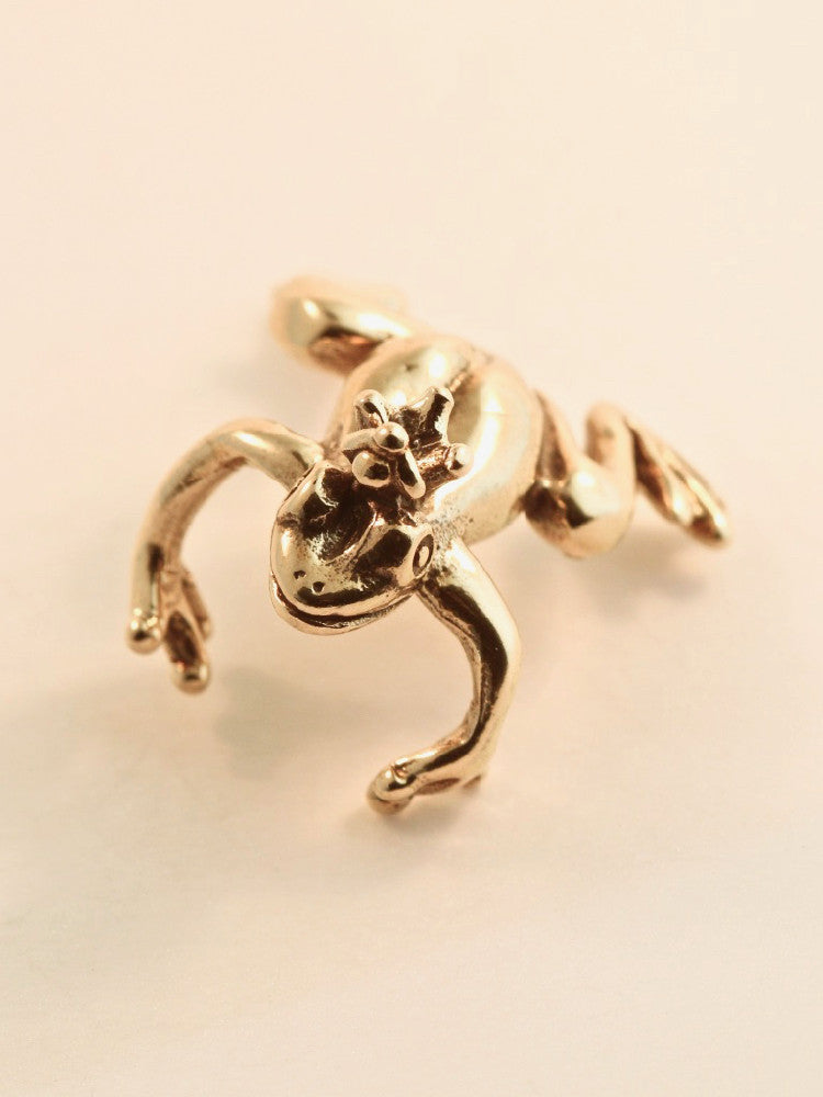 Enchanted Frog Ear Climber Cuff - 14K Gold