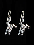 Enchanted Frog Earrings - Sterling Silver