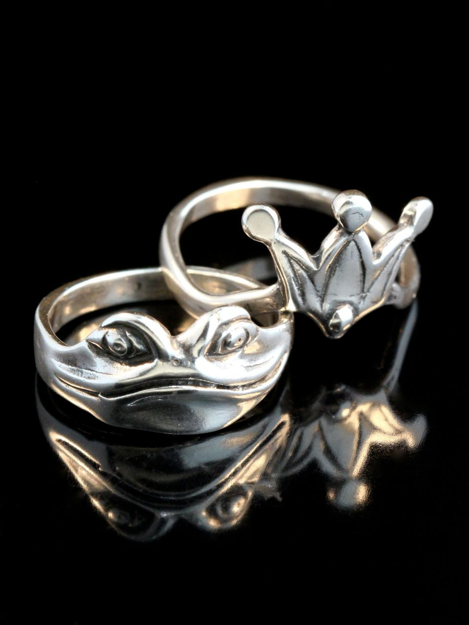Enchanted Frog and Crown Rings