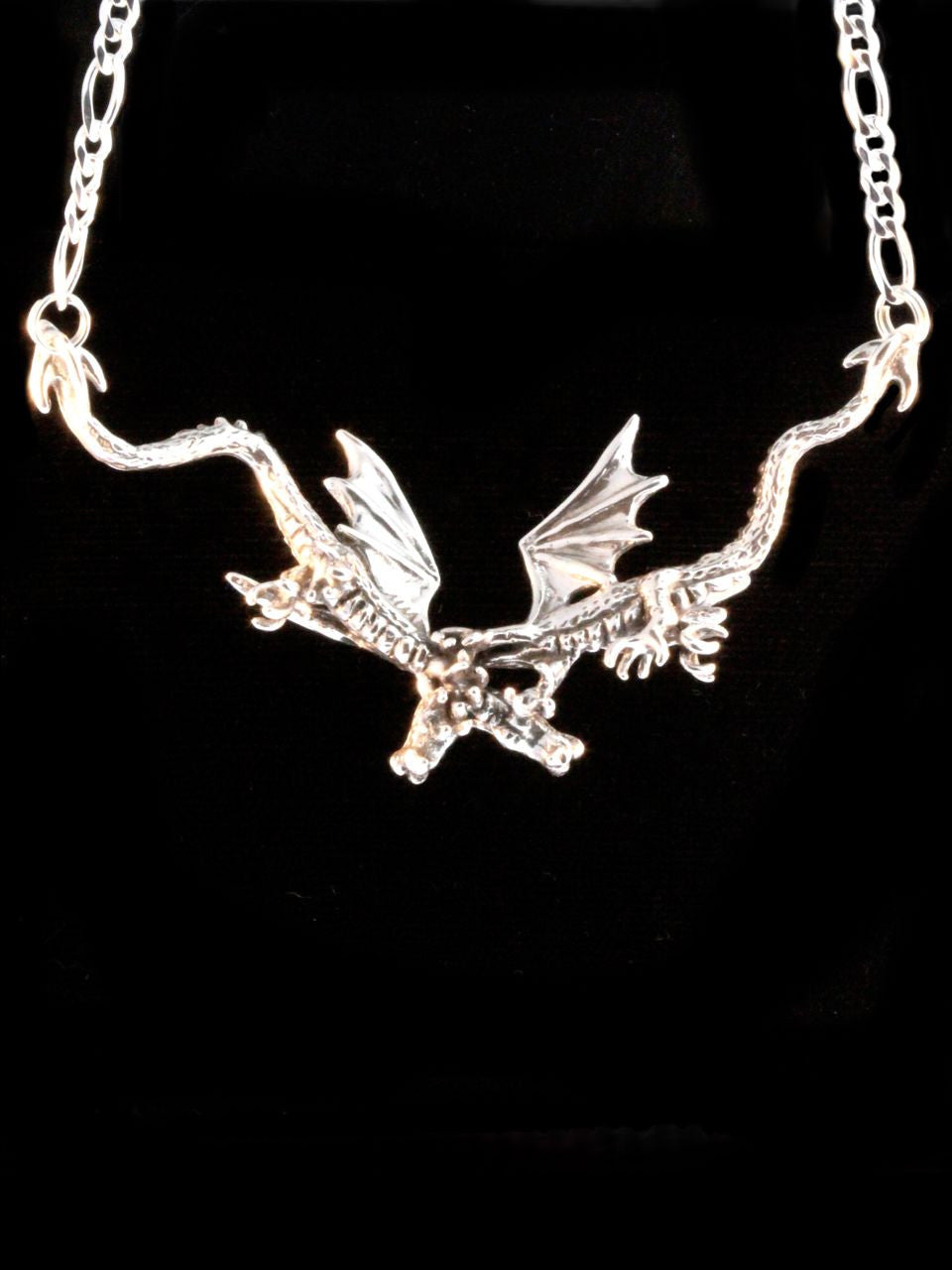 Eternity Dragon Neckpiece -Silver