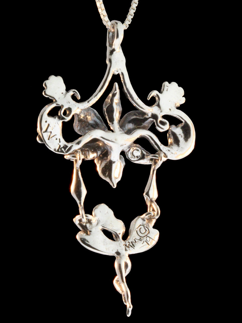 Orchid - Fairy Neckpiece - Sterling Silver