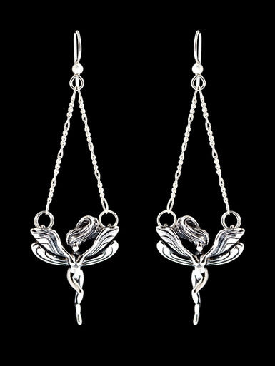 Fairy Earrings - Silver