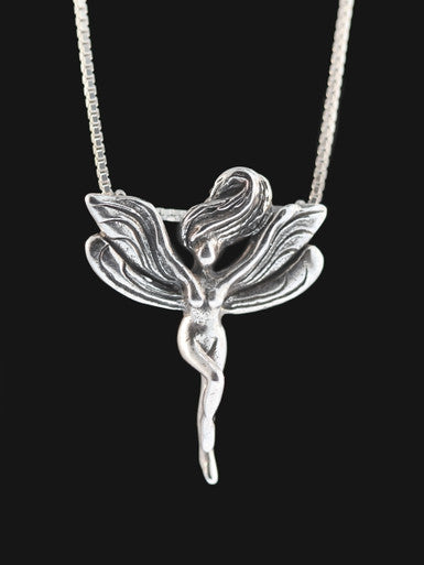 Fairy Pendant - Sterling Silver