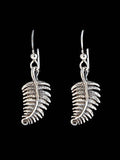 Jungle Jewel Fern Earrings - Sterling Silver
