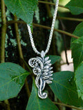 Fiddlehead Fern Charm - Silver