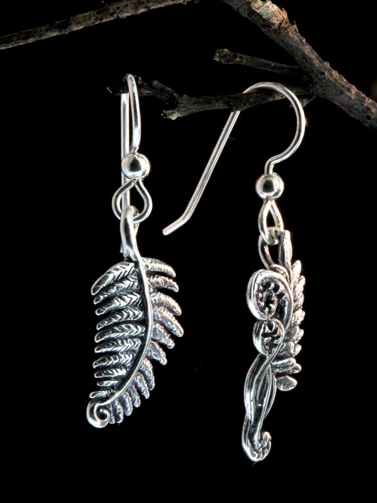 Fiddlehead Fern Earrings