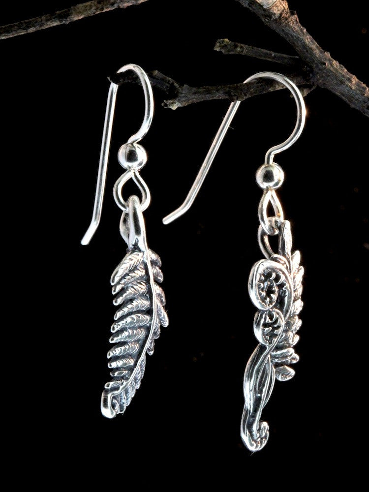 Fiddlehead Fern Earrings
