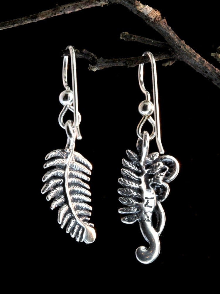 Fiddlehead Fern Earrings