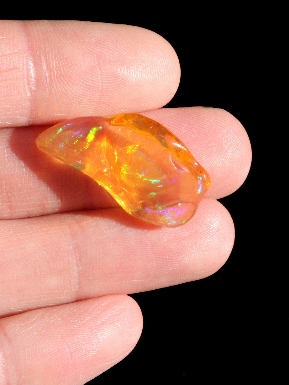 Fire Hawk - Mexican Fire Opal - 14.5 ct