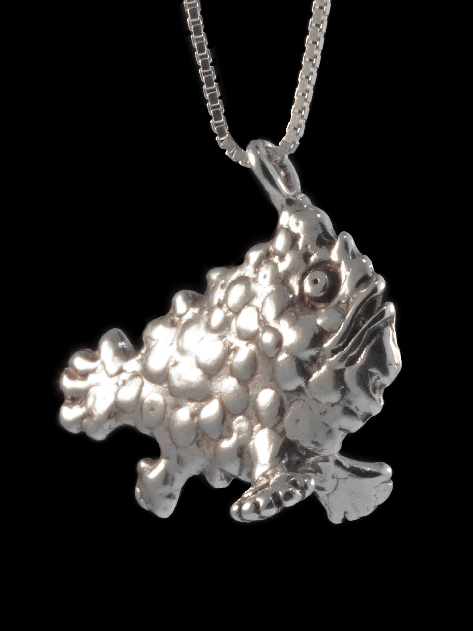 Frogfish Charm - Silver