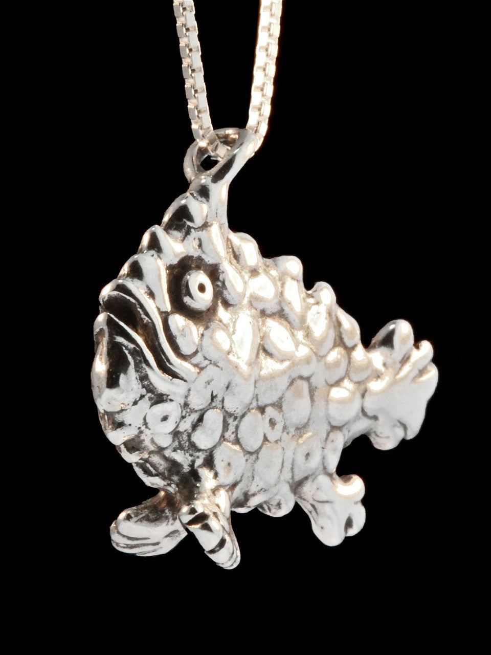 Frogfish Charm - Silver