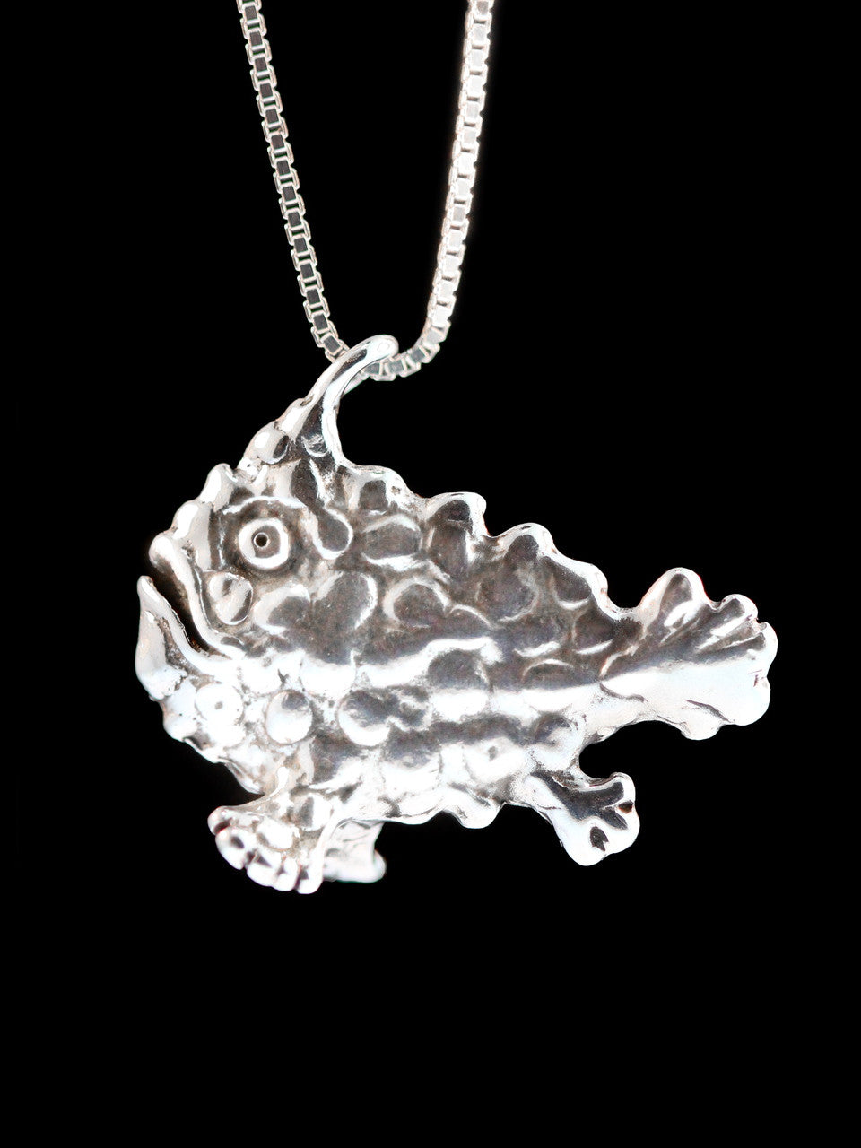 Frogfish Charm - Silver
