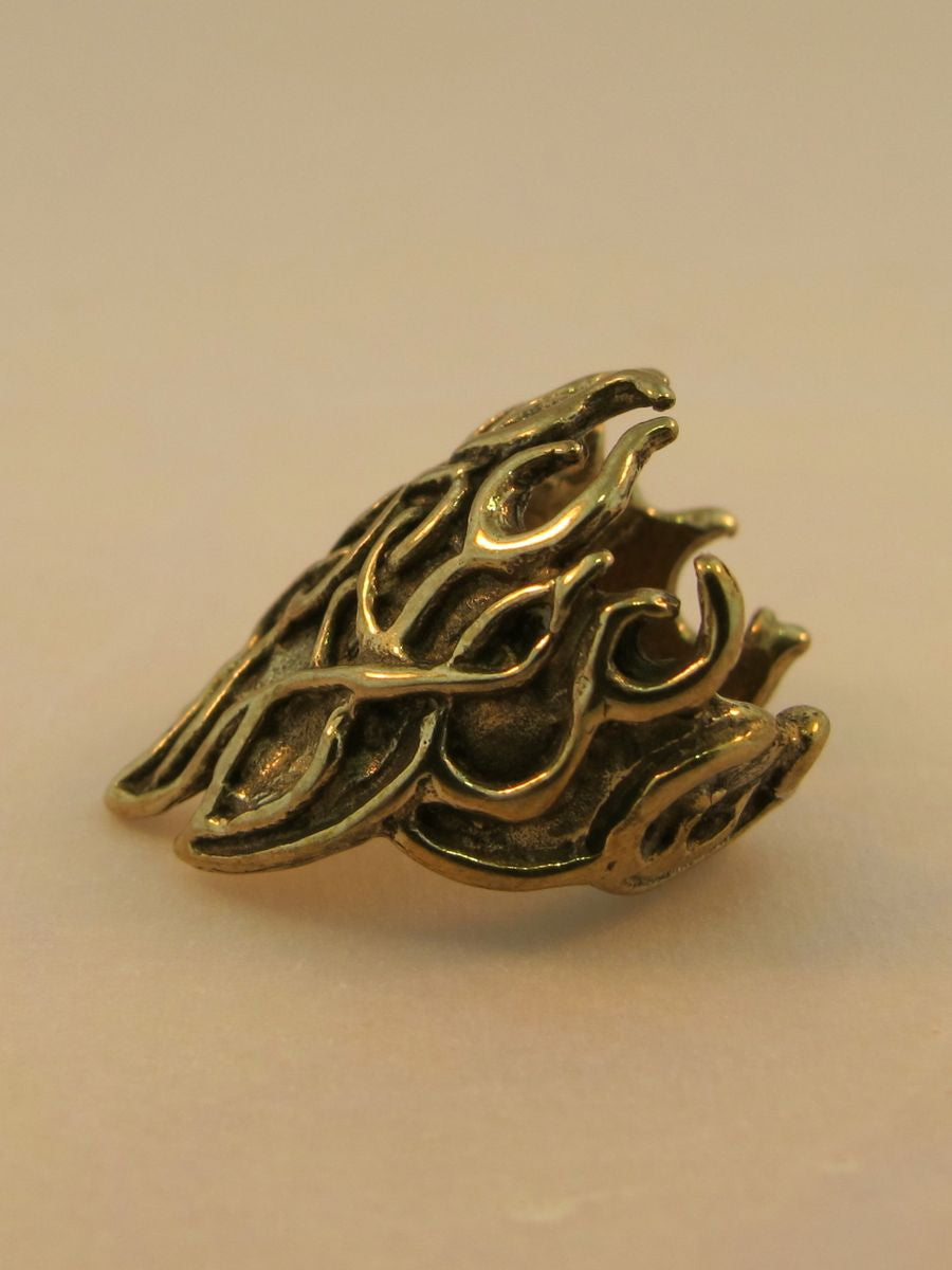 Flame Ear Cuff in Bronze