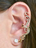 French Twist Ear Cuff - 14K Gold