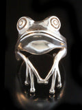Tree Frog Finger Pet Ring - Sterling Silver