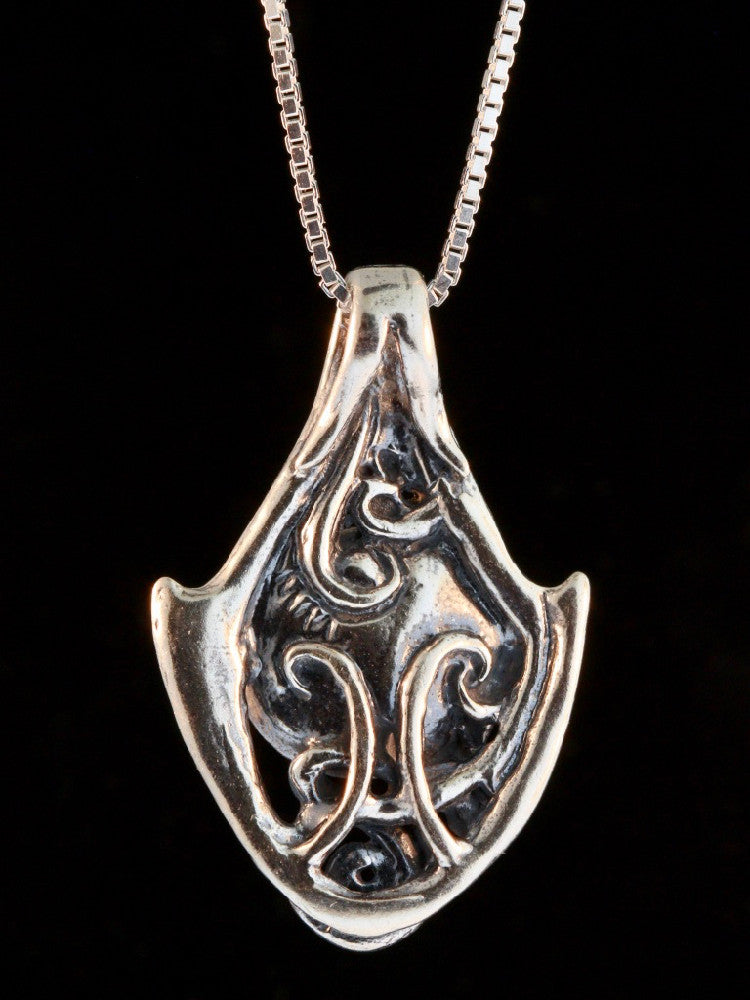 Spiral Galaxy Pendant in Silver