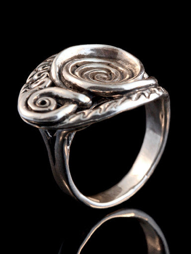 Spiral Galaxy Ring - Silver