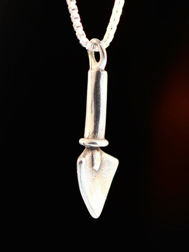 Garden Trowel Charm - Sterling Silver