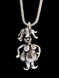 Garlic Goddess Charm - Silver