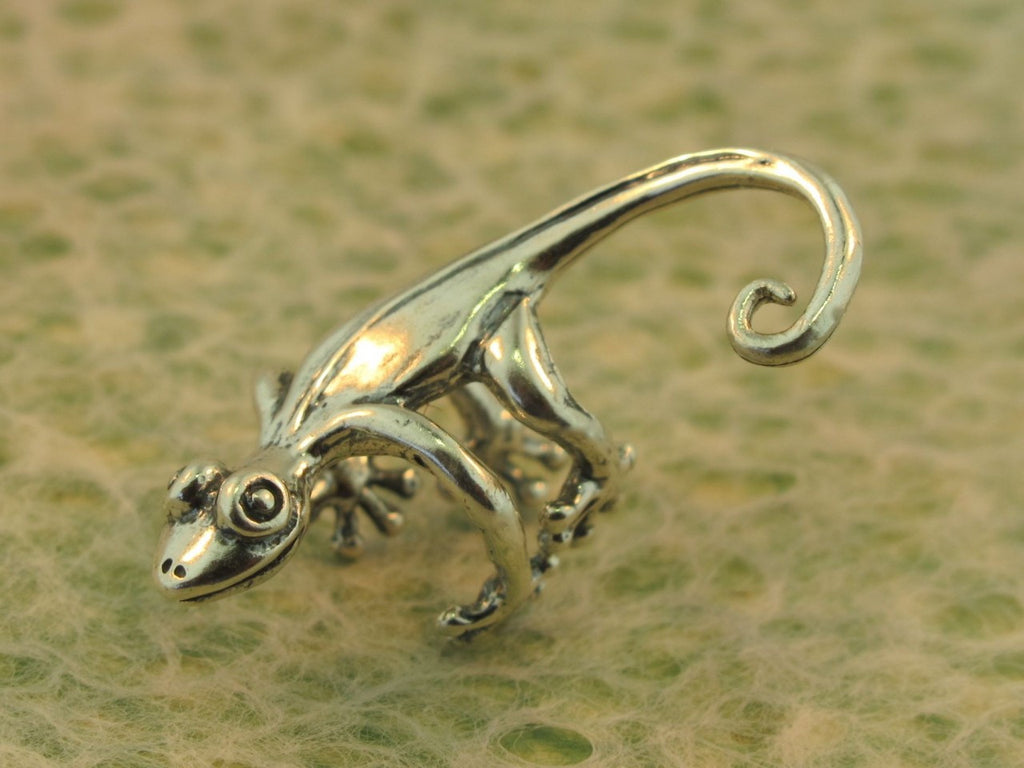 Gecko Ear Climber Cuff - Sterling Silver